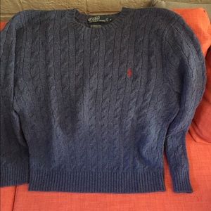Polo by Ralph Lauren wool sweater blue
